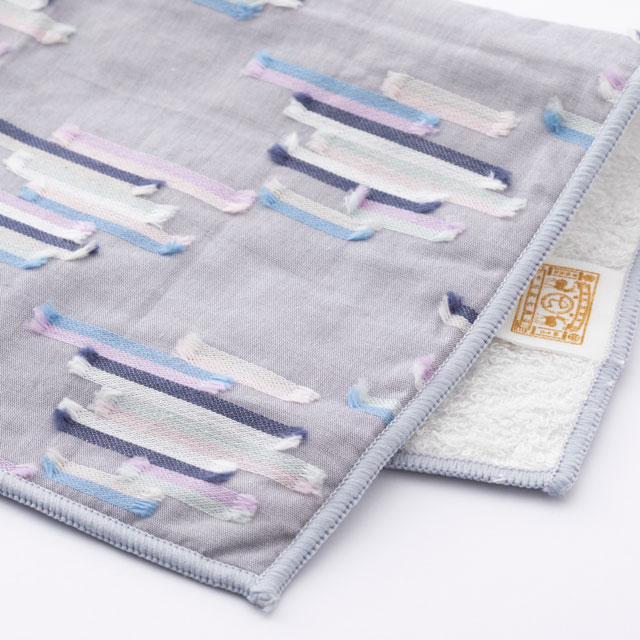 タオルハンカチ　カットジャカード