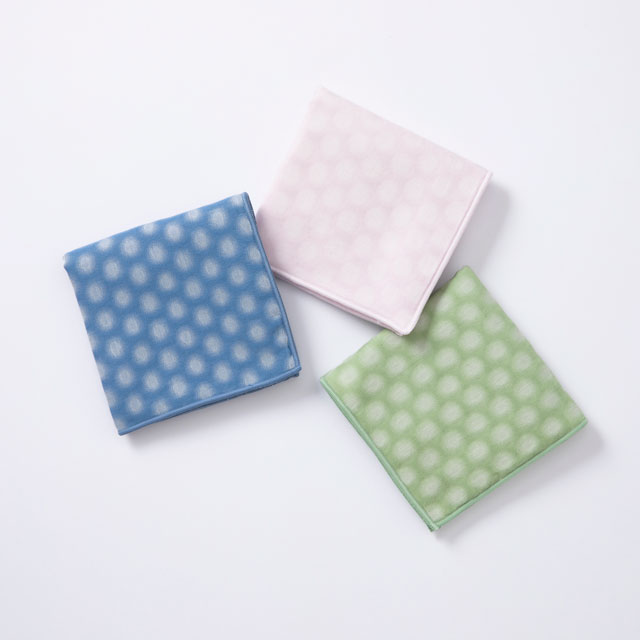 タオルハンカチ　サテンジャカード