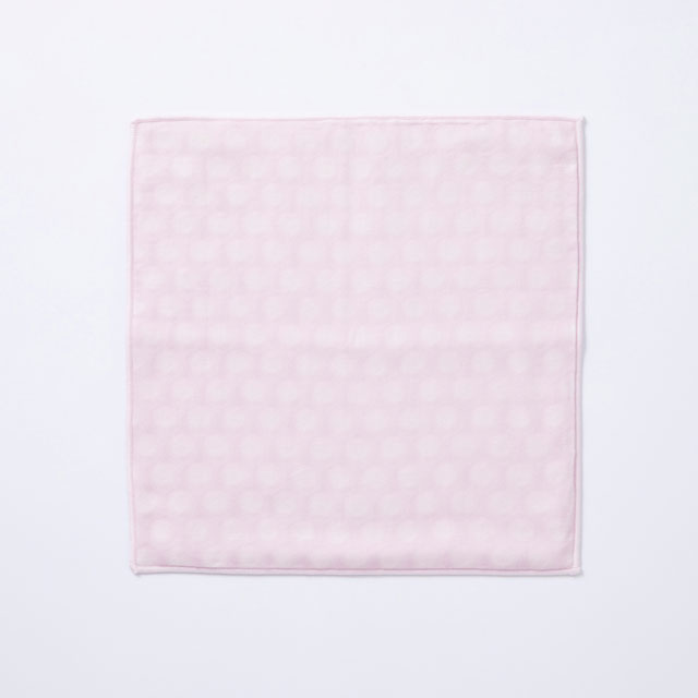 タオルハンカチ　サテンジャカード