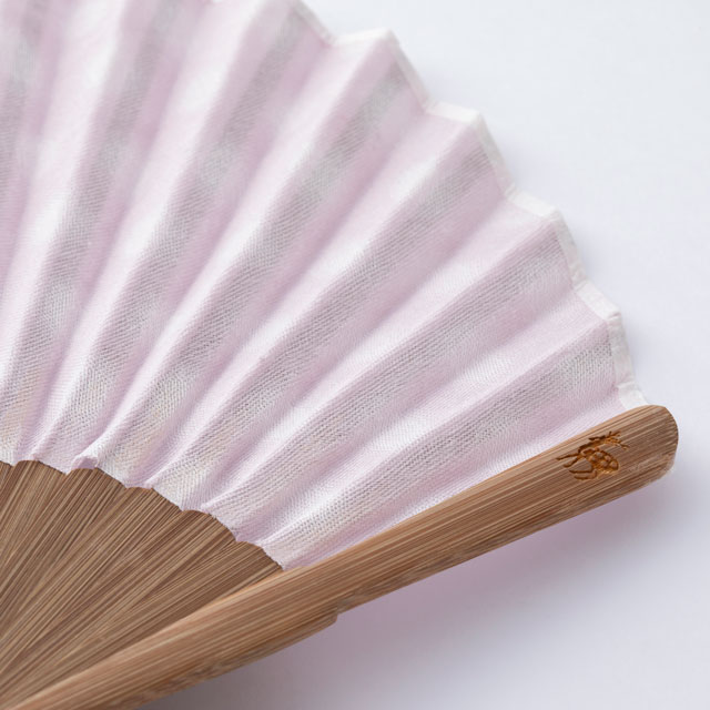 ホタテ形扇子 播州織