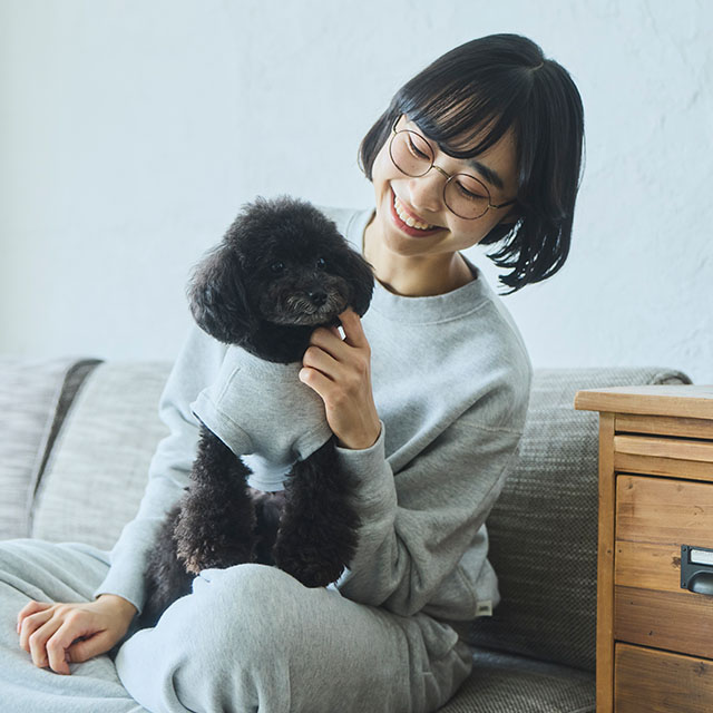 【WEB限定】LOCAL FABRIC ドッグスウェットシャツ