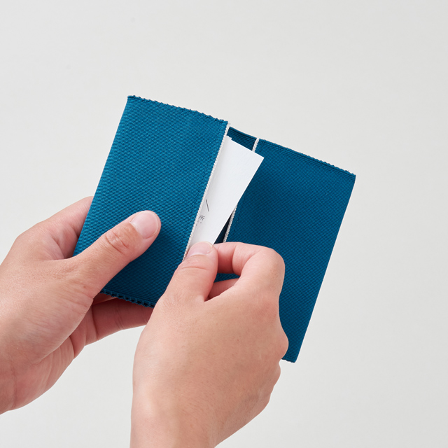 名刺入れ/HAKUシリーズ 青銀 サイズなし