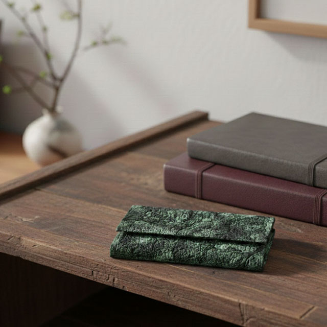 【WEB限定】長田製紙所 襖紙の揉み紙名刺入れ