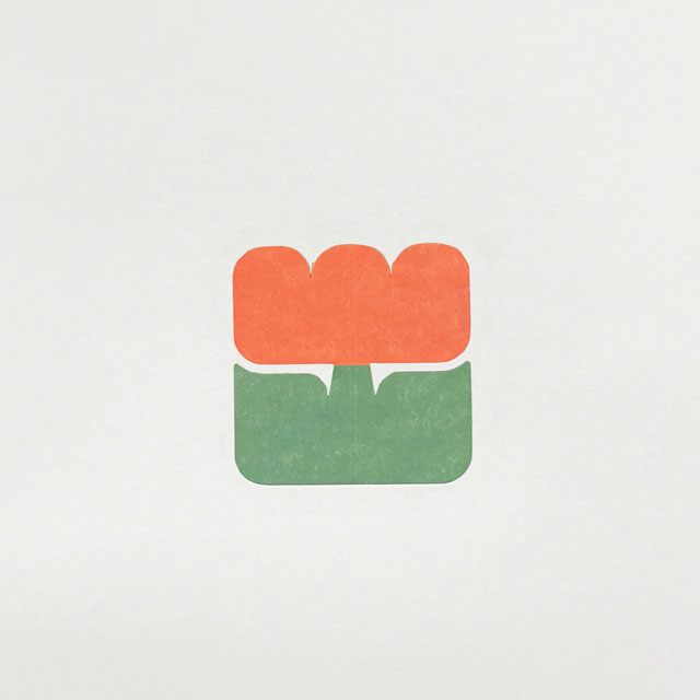 FOLD－UP　CARD　TULIP Yellow　／　Ivory