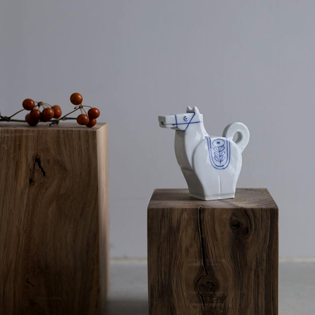 上出長右衛門窯　干支水滴　午