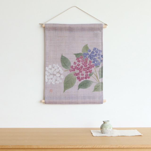 【WEB限定】十二ヶ月のタペストリー　六月「紫陽花」