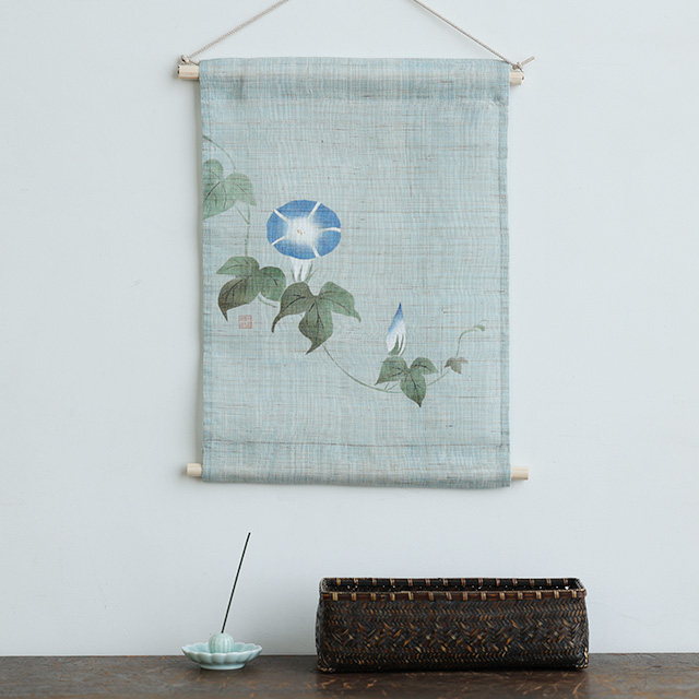 【WEB限定】十二ヶ月のタペストリー　七月「朝顔」