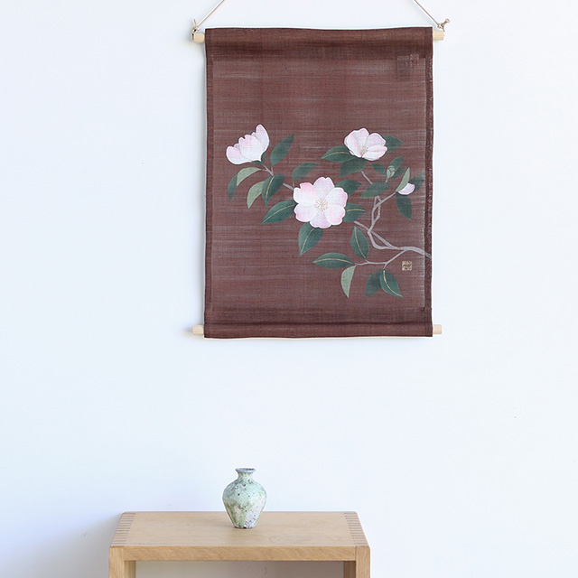 【WEB限定】十二ヶ月のタペストリー 十一月「山茶花」