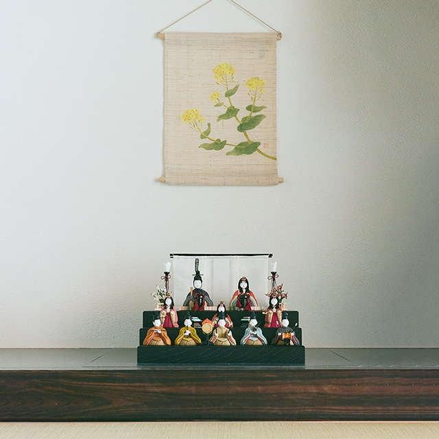 【WEB限定】十二ヶ月のタペストリー　三月「菜の花」