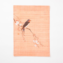【WEB限定】十二ヶ月のタペストリー　花鳥画　四月「枝垂れ桜と燕」