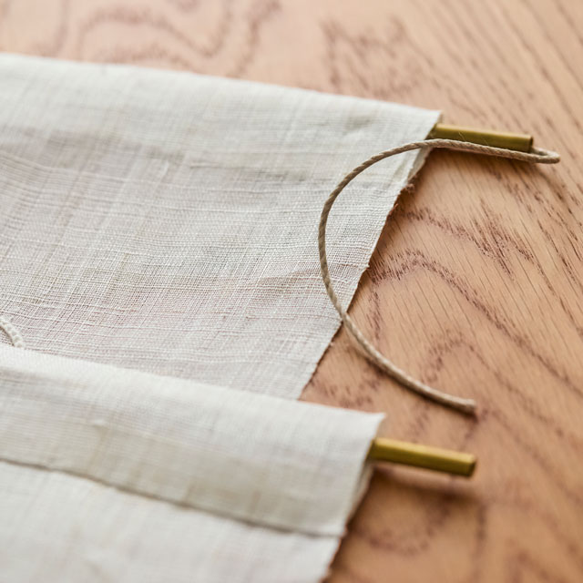 くらしの工藝布　　飾り布　アイヌ刺繍
