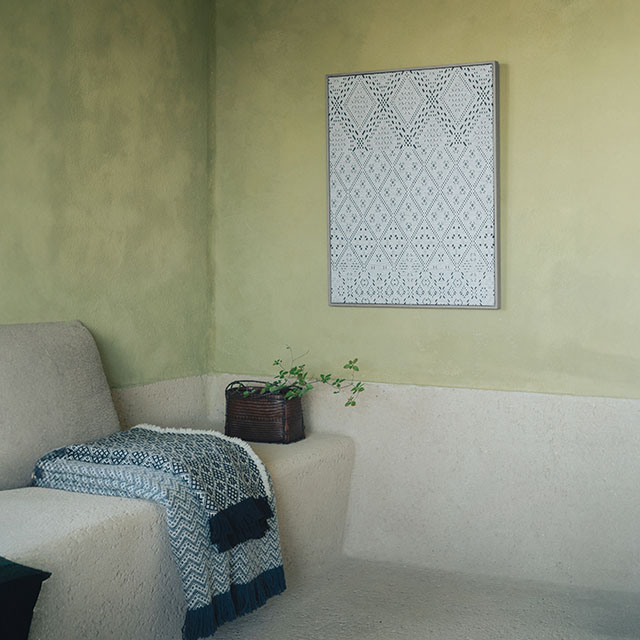 【抽選販売】くらしの工藝布こぎん刺しタペストリー 額装仕上