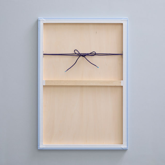 【予約商品】くらしの工藝布 横振刺繍 タペストリー　薄藍　富士