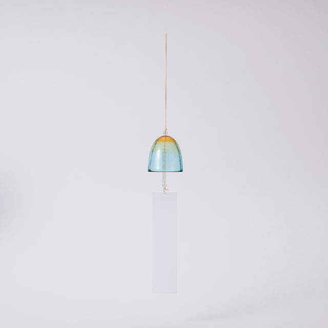 津軽びいどろ 風鈴 涼　月白