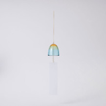 津軽びいどろ 風鈴 涼　月白