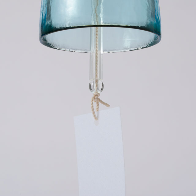 津軽びいどろ 風鈴 涼　月白