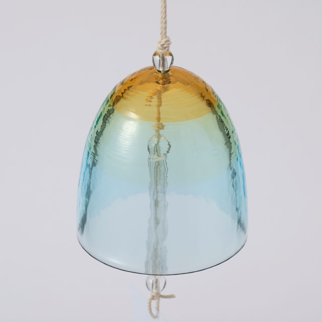 津軽びいどろ 風鈴 涼　月白