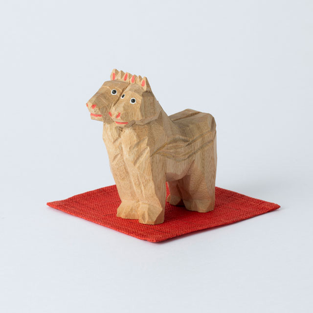 干支の一刀彫	親子午