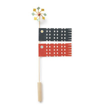 和紙と竹で作った手持ち鯉のぼり