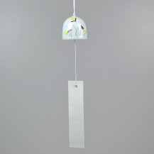 青白磁ホタル波型風鈴