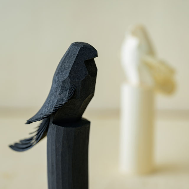 笹野一刀彫　yin-poppo