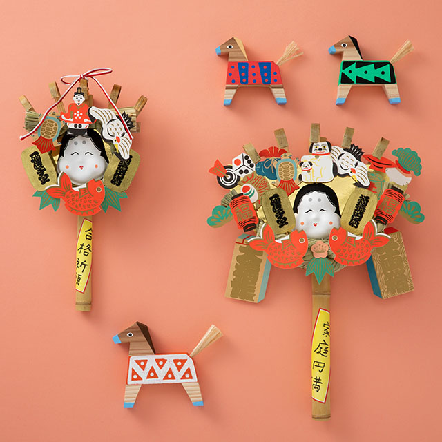 うれしたのし熊手飾り　小