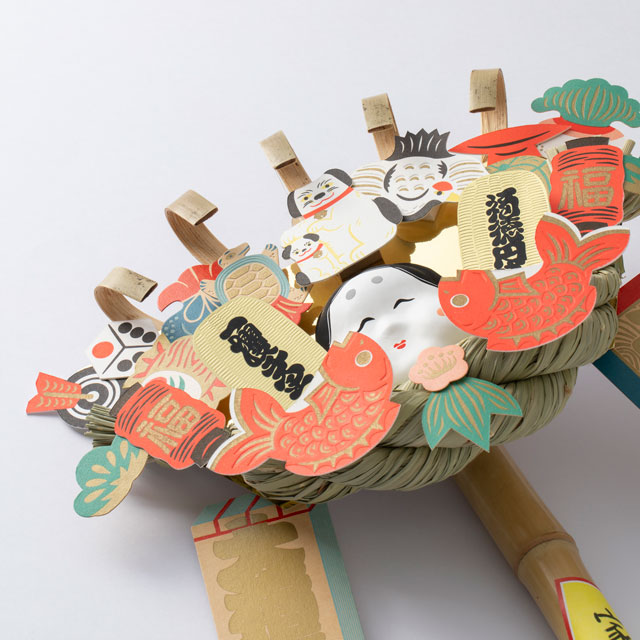 うれしたのし熊手飾り　大