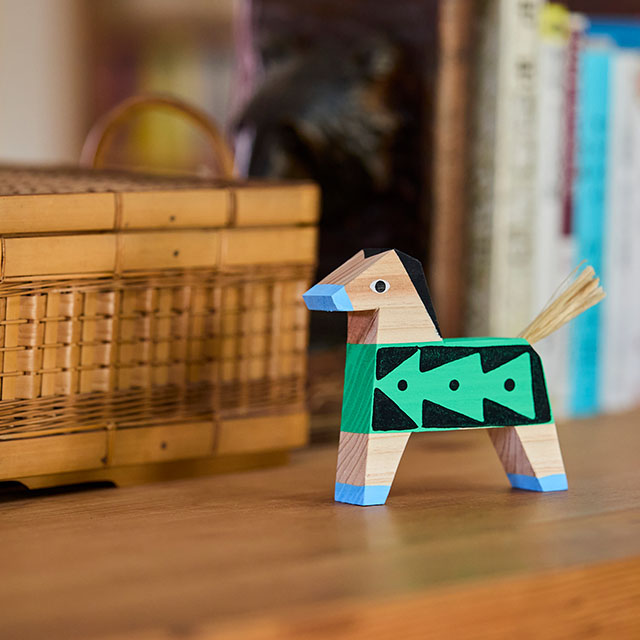 うれしたのし杉干支飾り 午小