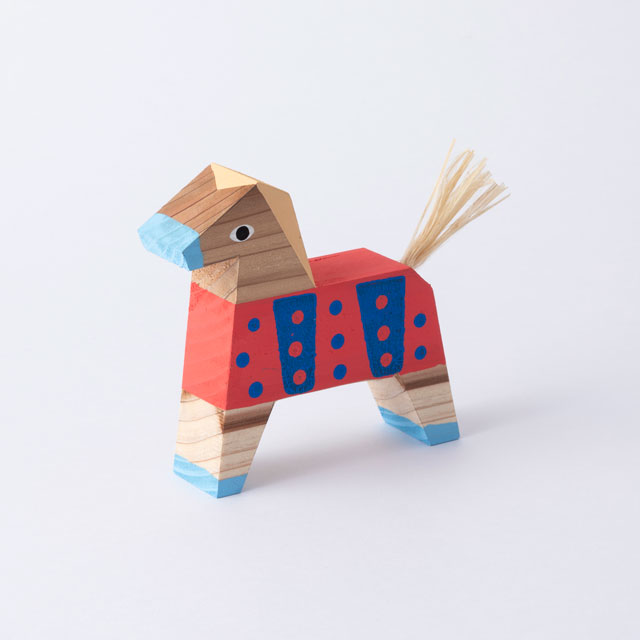 うれしたのし杉干支飾り　午小