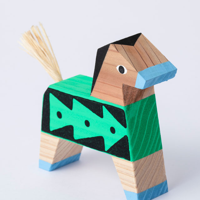 うれしたのし杉干支飾り　午小