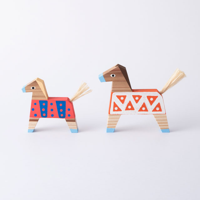 うれしたのし杉干支飾り　午小