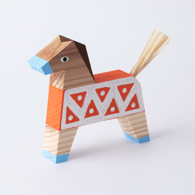 うれしたのし杉干支飾り　午大