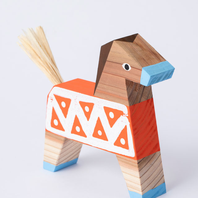 うれしたのし杉干支飾り　午大