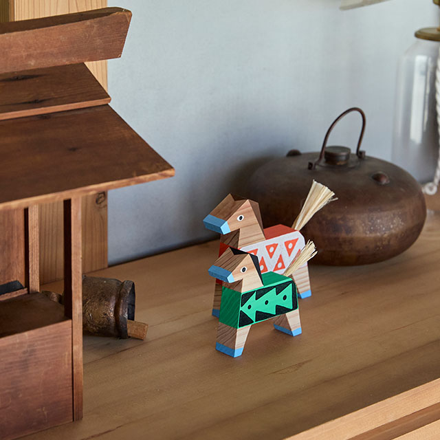 うれしたのし杉干支飾り　午大