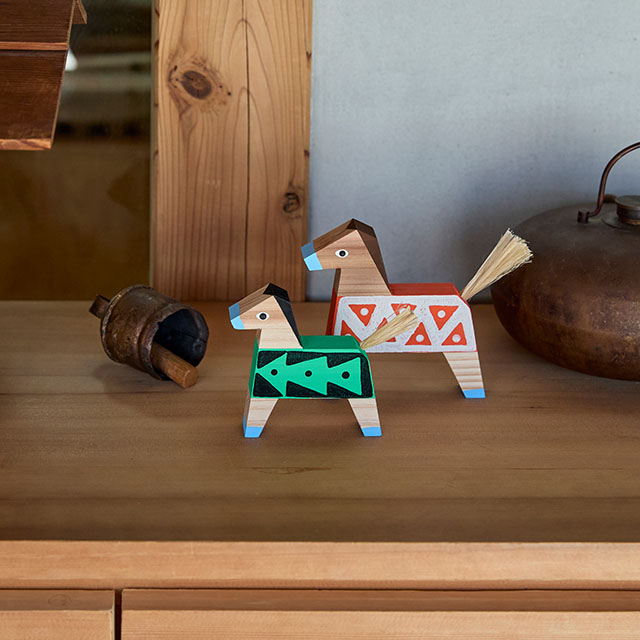 うれしたのし杉干支飾り　午大