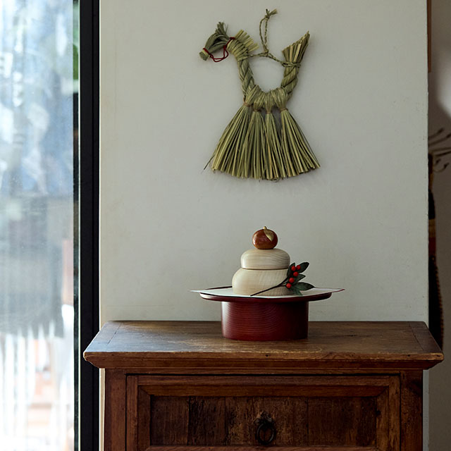 干支の勝わらしめ飾り 午