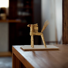 干支の勝わら細工　午