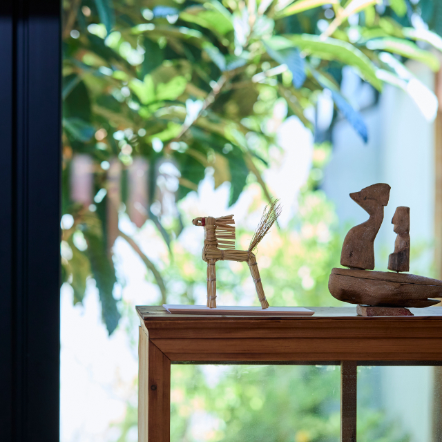 干支の勝わら細工　午