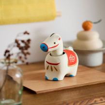 張子飾り　首ふり午　小