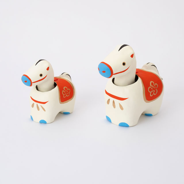 張子飾り　首ふり午　小