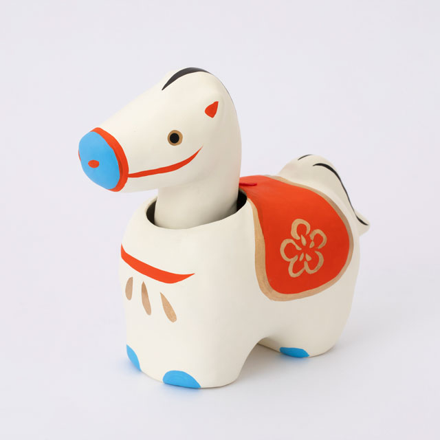 張子飾り　首ふり午　大