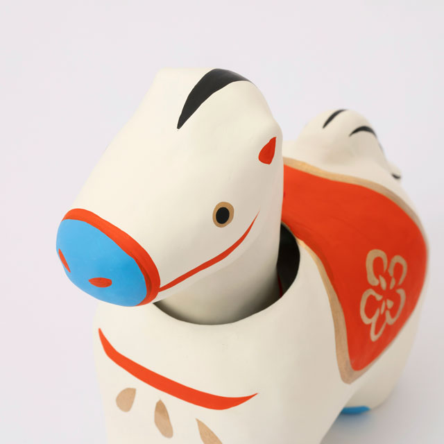 張子飾り　首ふり午　大