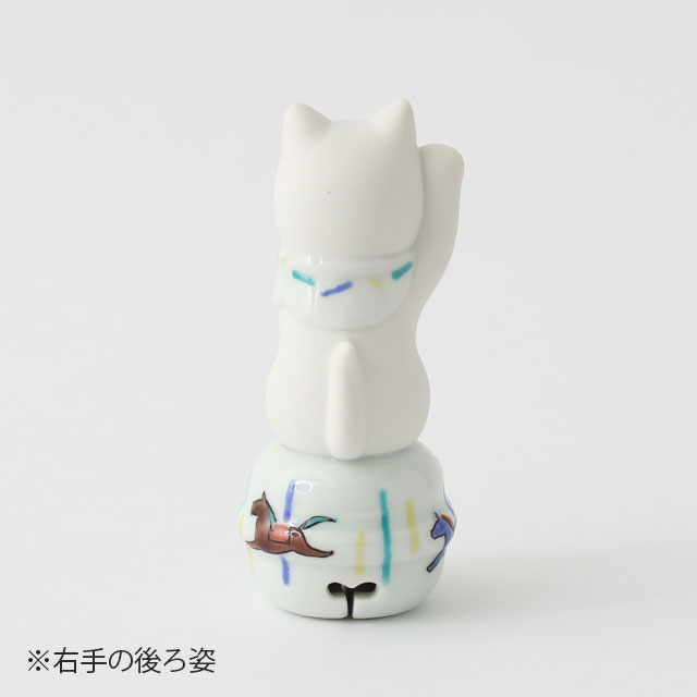 【WEB限定】上出 二寸ちょうえもん招猫 鈴乗り 午