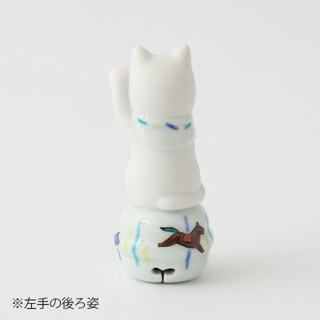 【WEB限定】上出 二寸ちょうえもん招猫 鈴乗り 午