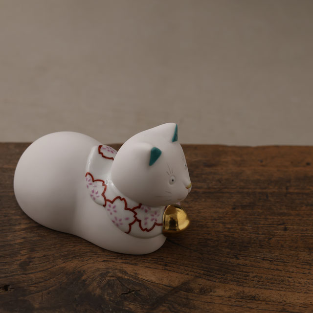 【WEB限定】上出　ちょうえもん座猫　重ね桜