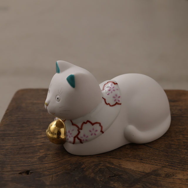 【WEB限定】上出　ちょうえもん座猫　重ね桜