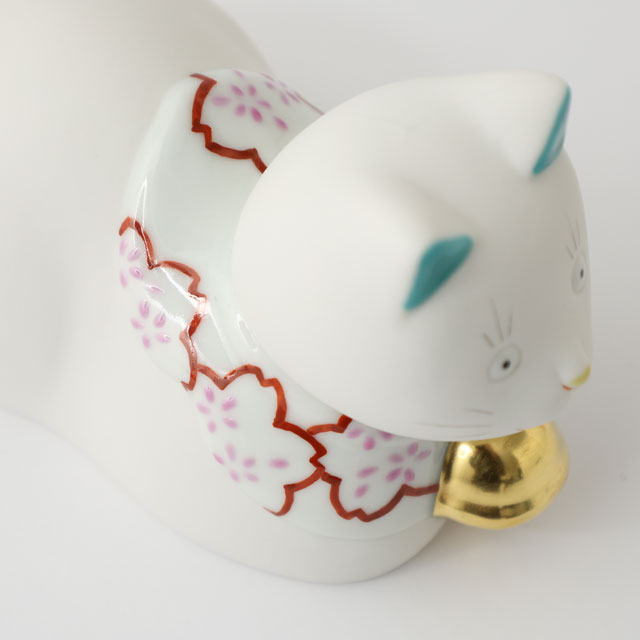 【WEB限定】上出　ちょうえもん座猫　重ね桜