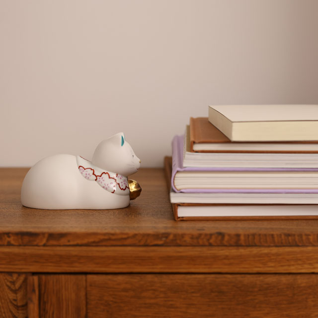 【WEB限定】上出　ちょうえもん座猫　重ね桜