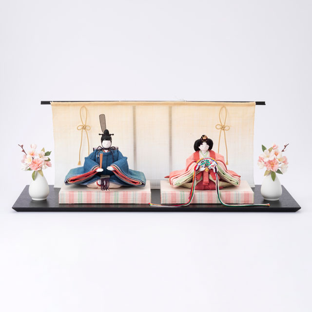 atelier shimura × 中川政七商店 草木染めの衣裳着雛飾り