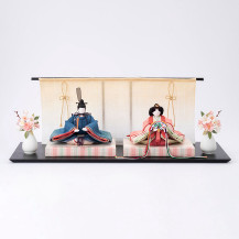 【予約商品】草木染めの衣裳着雛飾り お道具付  atelier shimura×中川政七商店